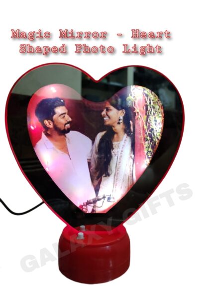 Magic Mirror - Heart Shaped Photo Album with Light (USB)