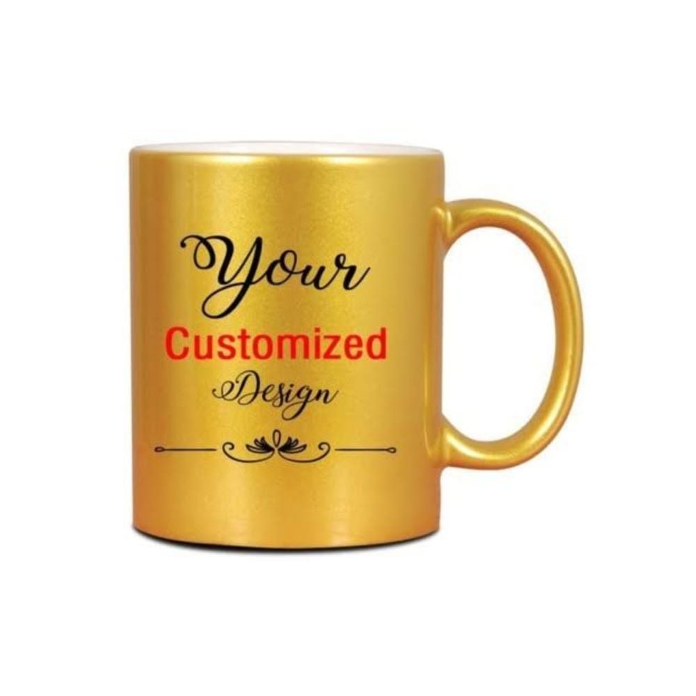 gold mug plain